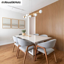 AkustikPro® Flexibles Holz-Akustikpaneel – Format 270 × 110 cm