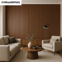 AkustikPro® Flexibles Holz-Akustikpaneel – Format 270 × 110 cm