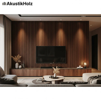 AkustikPro® Flexibles Holz-Akustikpaneel – Format 270 × 110 cm